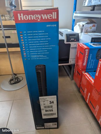Ventilateur colonne Honeywell avec télécommande